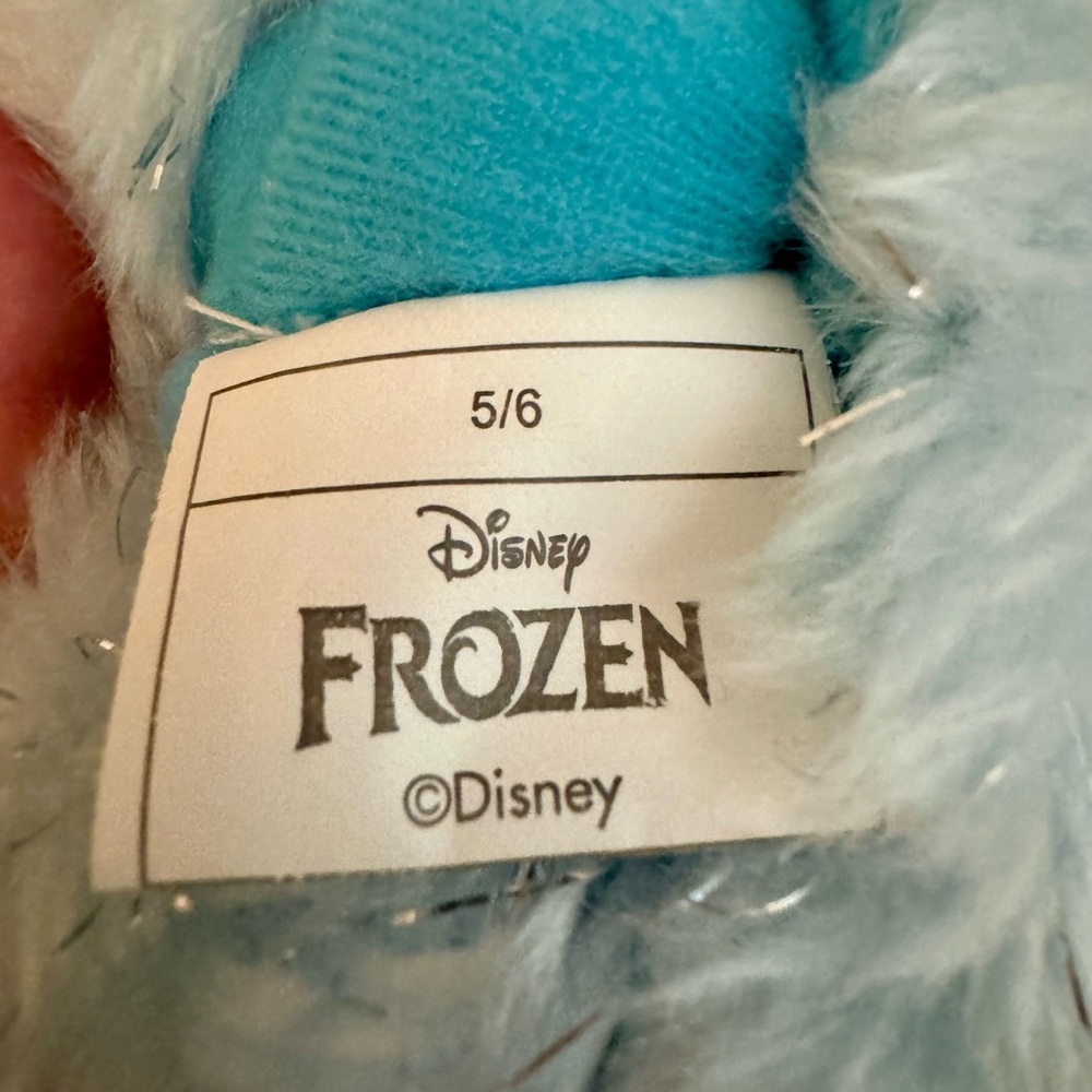 Disney Frozen 2 Elsa Anna Girls Toddler Plush A-Line Slippers. WORN ONCE - Picture 6 of 6